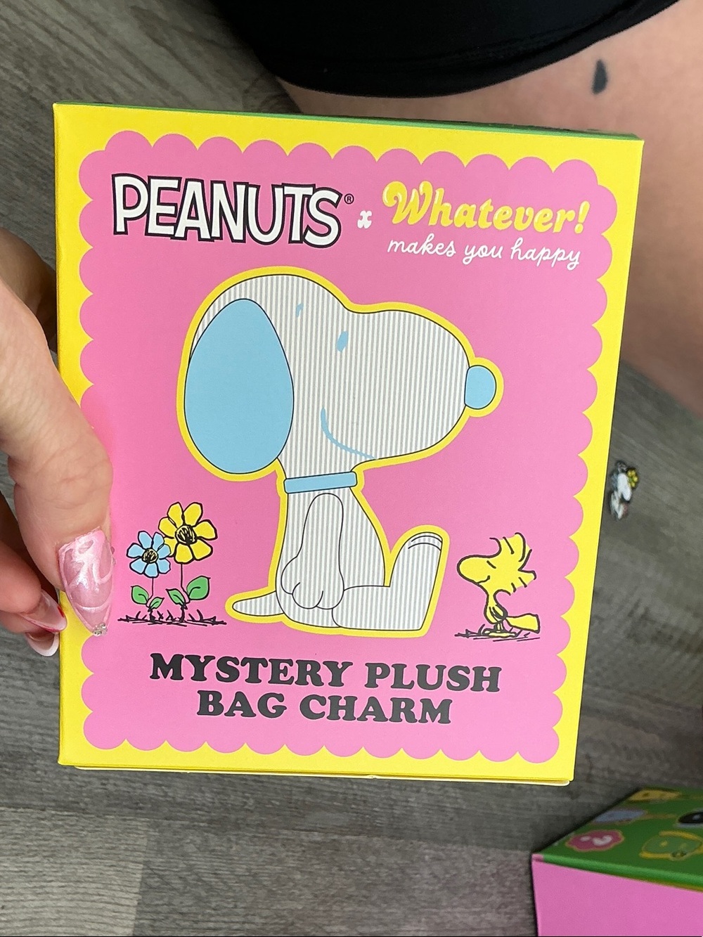 Peanuts Whatever! Mystery Plush Bag Charm - Pink & Yellow